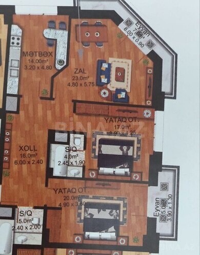 3-комн. новостройка - пос. Аг шехер - 123 м² (4)