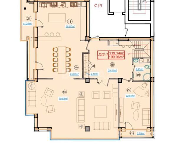 4-комн. новостройка - пос. Аг шехер - 202 м² (7)