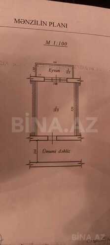 1-комн. вторичка - м. Кара Караев - 23 м² (8)