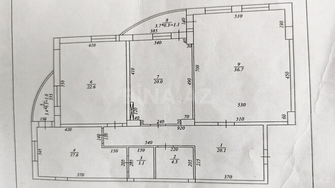 3-комн. новостройка - м. Ази Асланов - 131.5 м² (25)