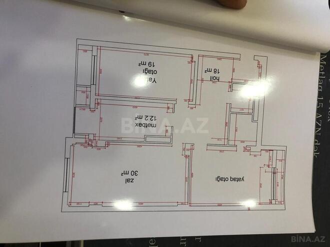 3-комн. новостройка - м. Элмляр Академиясы - 135 м² (6)