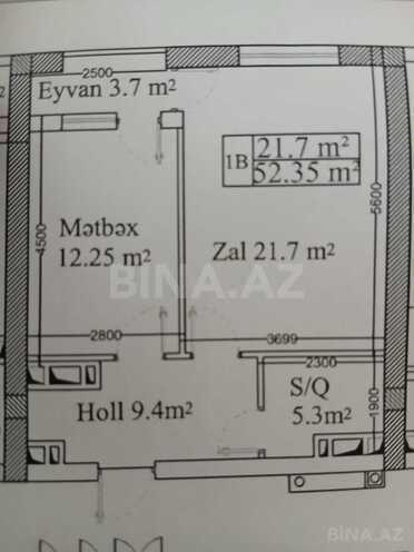 2-комн. новостройка - пос. Бинагади - 52 м² (2)