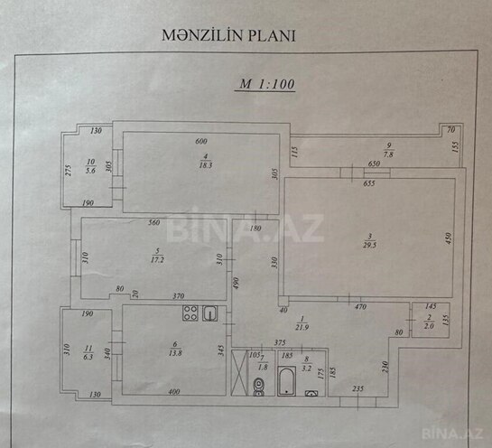 3-комн. новостройка - Хатаинский р. - 128 м² (21)