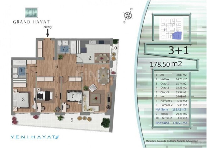 Продаётся 4-комн. новостройка 180 м², м. 8 ноября, photo 19 from 22