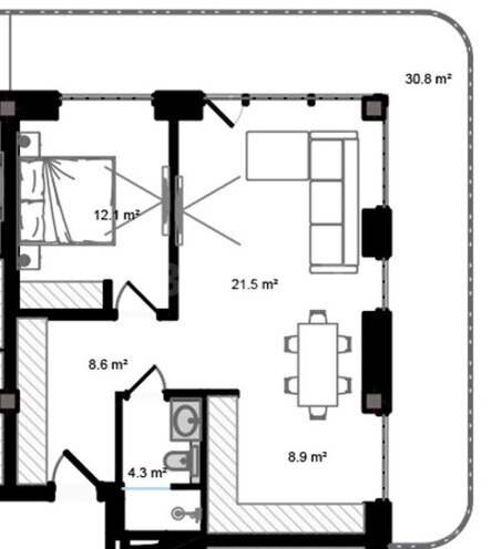 Продаётся 2-комн. новостройка 100.8 м², пос. Sea Breeze, photo 8 from 9