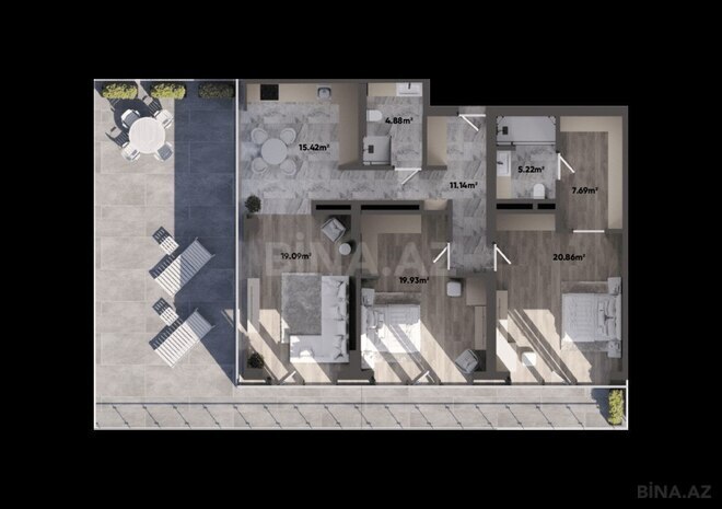 Продаётся 3-комн. новостройка 197.9 м², пос. Sea Breeze, photo 7 from 8