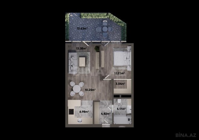 Satılır 2 otaqlı yeni tikili 80.3 m², Sea Breeze q., photo 7 from 8