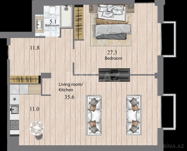 Продаётся 2-комн. новостройка 106.6 м², пос. Sea Breeze, photo 7 from 8