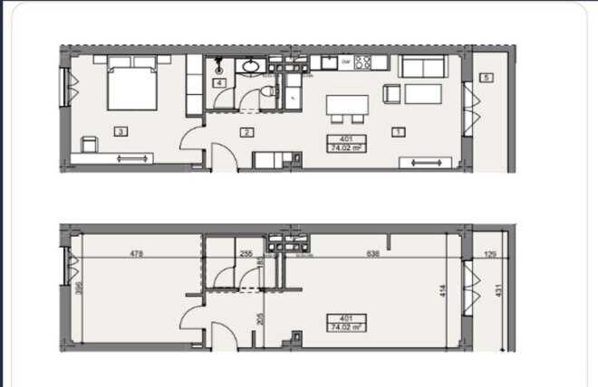 Satılır 2 otaqlı yeni tikili 74 m², Sea Breeze q., photo 7 from 10