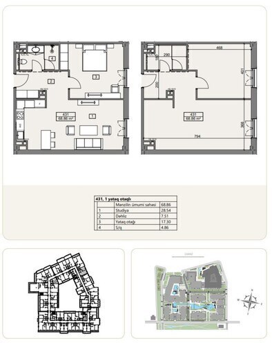 Продаётся 2-комн. новостройка 68.9 м², пос. Sea Breeze, photo 6 from 9