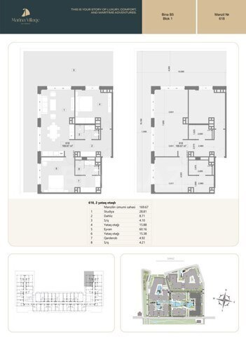 Satılır 3 otaqlı yeni tikili 169.7 m², Sea Breeze q., photo 7 from 10