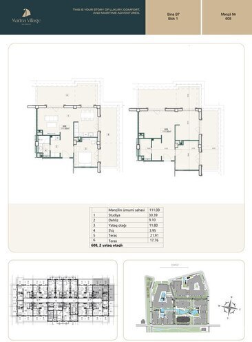 Satılır 2 otaqlı yeni tikili 111 m², Sea Breeze q., photo 7 from 10