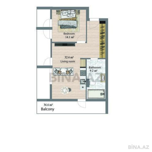 Satılır 2 otaqlı yeni tikili 111.1 m², Sea Breeze q., photo 9 from 10