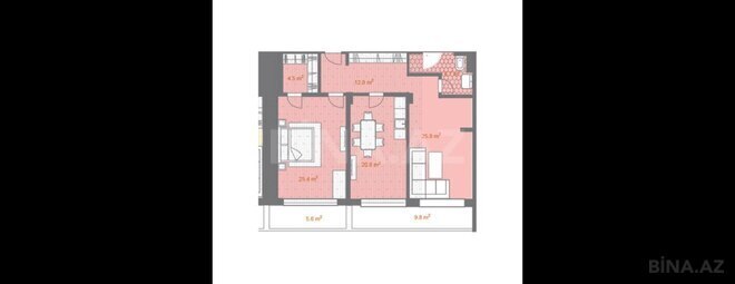 Satılır 3 otaqlı yeni tikili 134 m², Sea Breeze q., photo 8 from 9