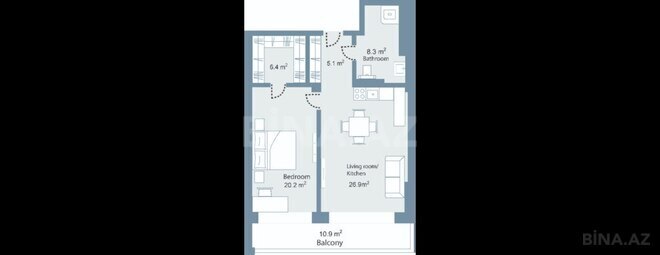 Продаётся 2-комн. новостройка 93.8 м², пос. Sea Breeze, photo 7 from 8