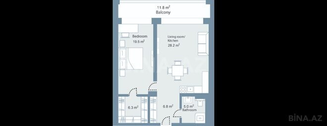 Satılır 2 otaqlı yeni tikili 95.3 m², Sea Breeze q., photo 7 from 8