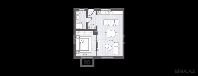 Satılır 2 otaqlı yeni tikili 74 m², Sea Breeze q., photo 9 from 10