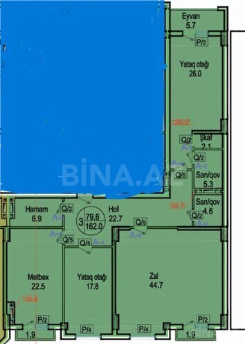 Satılır 3 otaqlı yeni tikili 162 m², 28 May m., photo 4 from 9