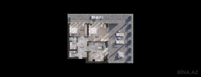 Satılır 3 otaqlı yeni tikili 198.2 m², Sea Breeze q., photo 7 from 8