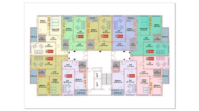 Satılır 1 otaqlı yeni tikili 66.4 m², photo 3 from 8