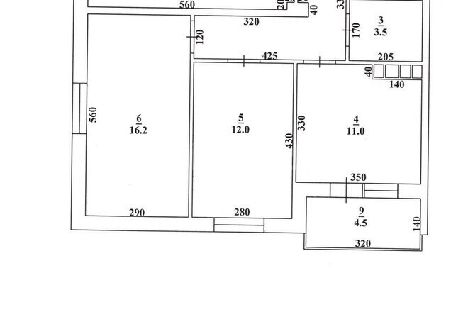 Abşeron rayon - Yeni Yaşayış Kompleksi yaşayış kompleksi, mənzilin planı - 3-otaqlı, 85.2 m²