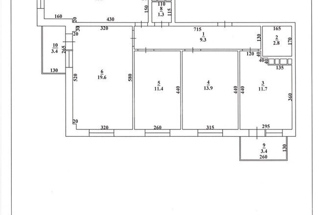 Abşeron rayon - Yeni Yaşayış Kompleksi yaşayış kompleksi, mənzilin planı - 4-otaqlı, 87.9 m²