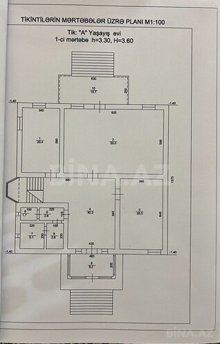 Satılır 11 otaqlı həyət evi/bağ evi 1 100 m², photo 13 from 15