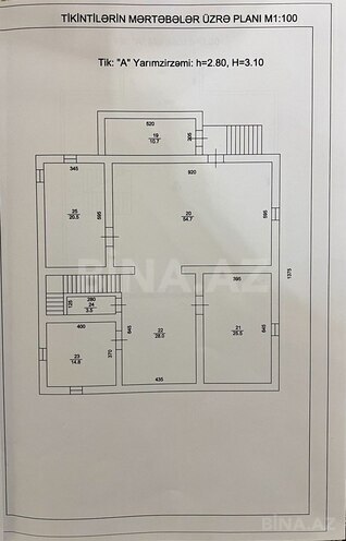 Satılır 11 otaqlı həyət evi/bağ evi 1 100 m², photo 11 from 15
