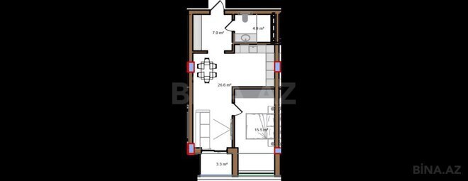 Продаётся 2-комн. новостройка 69.2 м², пос. Sea Breeze, photo 8 from 9
