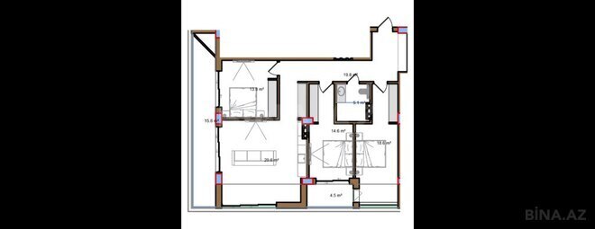 Satılır 4 otaqlı yeni tikili 144.6 m², Sea Breeze q., photo 8 from 9