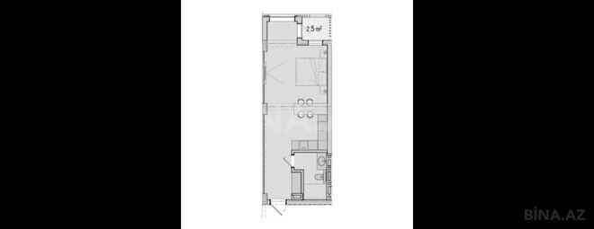 Satılır 1 otaqlı yeni tikili 50.8 m², Sea Breeze q., photo 8 from 9