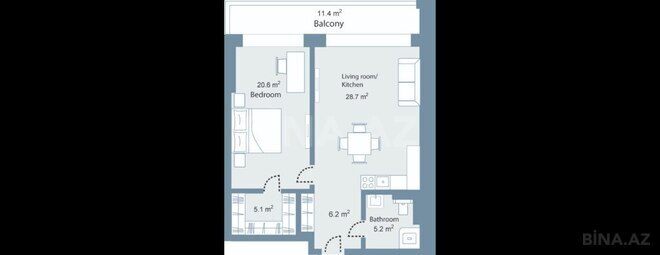 Satılır 2 otaqlı yeni tikili 94.1 m², Sea Breeze q., photo 7 from 8