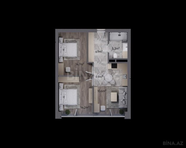 Продаётся 3-комн. новостройка 69.5 м², пос. Sea Breeze, photo 7 from 8