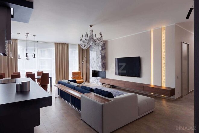 İcarəyə verilir 3 otaqlı yeni tikili 120 m², Nizami m., photo 1 from 9