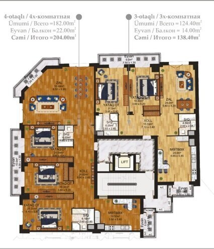 Satılır 4 otaqlı yeni tikili 197 m², Şah İsmayıl Xətai m., photo 3 from 9