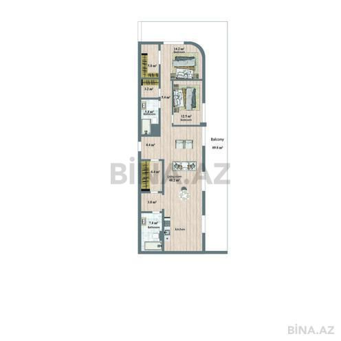 Satılır 3 otaqlı yeni tikili 217.2 m², Nardaran q., photo 9 from 10