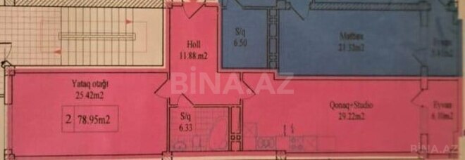 Satılır 2 otaqlı yeni tikili 80 m², Nəriman Nərimanov m., photo 4 from 8