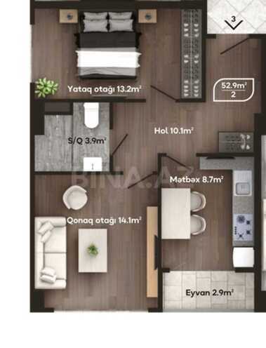 Продаётся 2-комн. новостройка 53 м², м. 20 января, photo 15 from 16