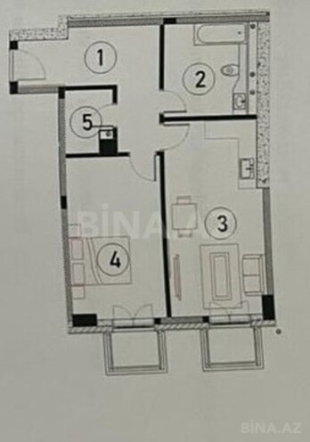 Satılır 2 otaqlı yeni tikili 65.7 m², Ağ şəhər q., photo 4 from 9