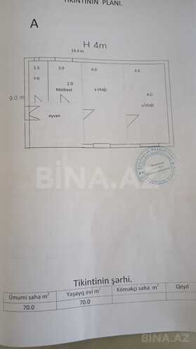 Satılır 2 otaqlı həyət evi/bağ evi 70 m², Xəzər r., photo 9 from 12