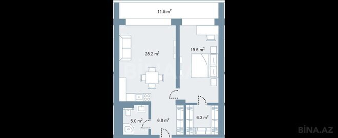 Satılır 2 otaqlı yeni tikili 91 m², Sea Breeze q., photo 7 from 8