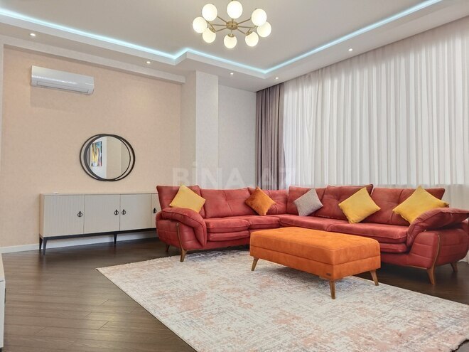 İcarəyə verilir 3 otaqlı yeni tikili 125 m², Nizami m., photo 3 from 25
