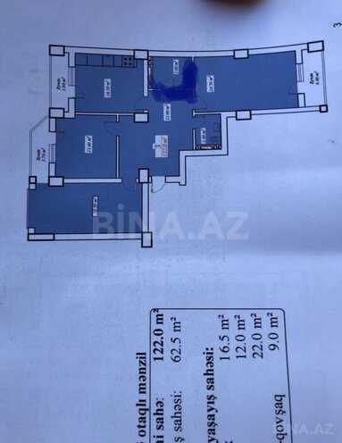 Satılır 3 otaqlı yeni tikili 122 m², Həzi Aslanov m., photo 18 from 20