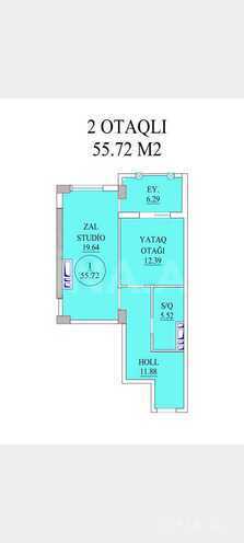Satılır 2 otaqlı yeni tikili 55.7 m², 28 May m., photo 9 from 10