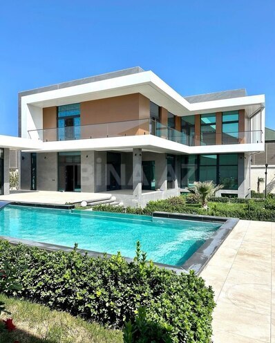 İcarəyə verilir 6 otaqlı həyət evi/bağ evi 350 m², Mərdəkan q., photo 1 from 11