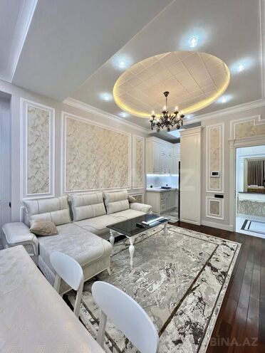İcarəyə verilir 2 otaqlı yeni tikili 72 m², Nizami m., photo 1 from 14