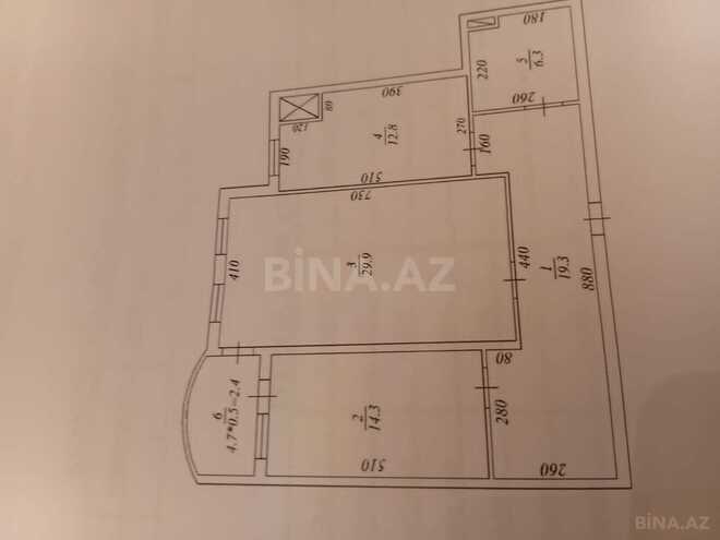 Продаётся 2-комн. новостройка 91.5 м², м. Мемар Аджеми, photo 11 from 12