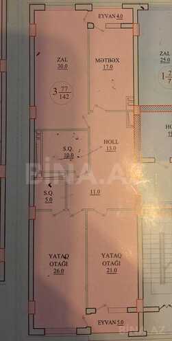 Продаётся 3-комн. новостройка 142 м², м. Халглар Достлугу, photo 21 from 22