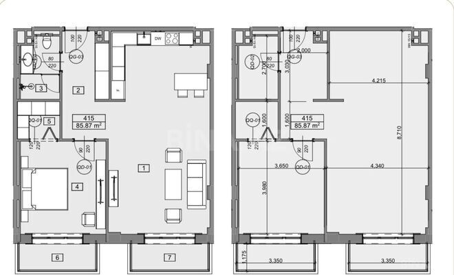 Satılır 2 otaqlı yeni tikili 86 m², Sea Breeze q., photo 9 from 11