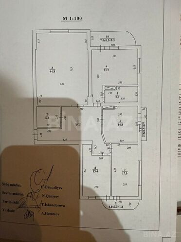 Продаётся 4-комн. новостройка 197 м², Насиминский  р., photo 7 from 13